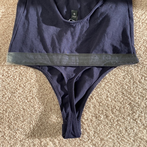 Dark Navy Blue Express Bodysuit XS - Picture 7 of 7